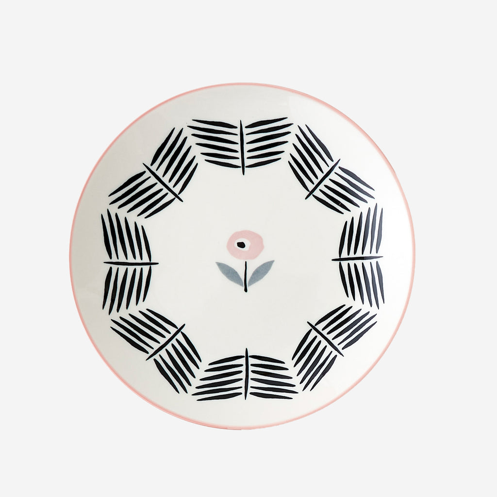 New! Mod Poppies Ceramic Plates