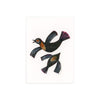 Black Birds / handmade, full size card
