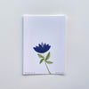 Violet Thistle / handmade, cut-paper greeting card