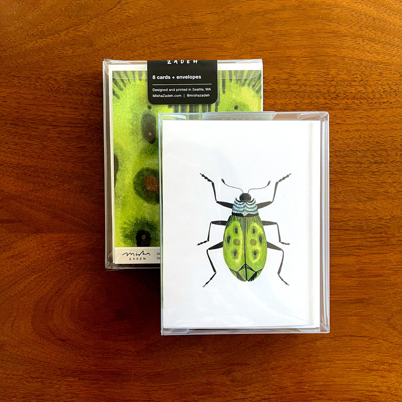 Beetle: Serenity, Boxed Blank Note Cards