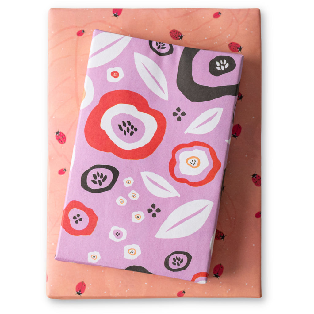 NEW! Seeds & Blooms and Ladybugs /  Everyday Gift Wrap Set