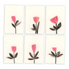 New! Sets of Six Hand-painted and Collaged Mini Cards