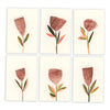 New! Sets of Six Hand-painted and Collaged Mini Cards