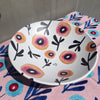 Large, Matte Poppy Melamine Bowl