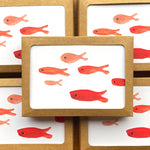 Red Fish / Blank Note Cards