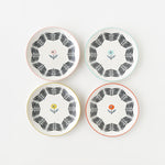 New! Mod Poppies Ceramic Plates