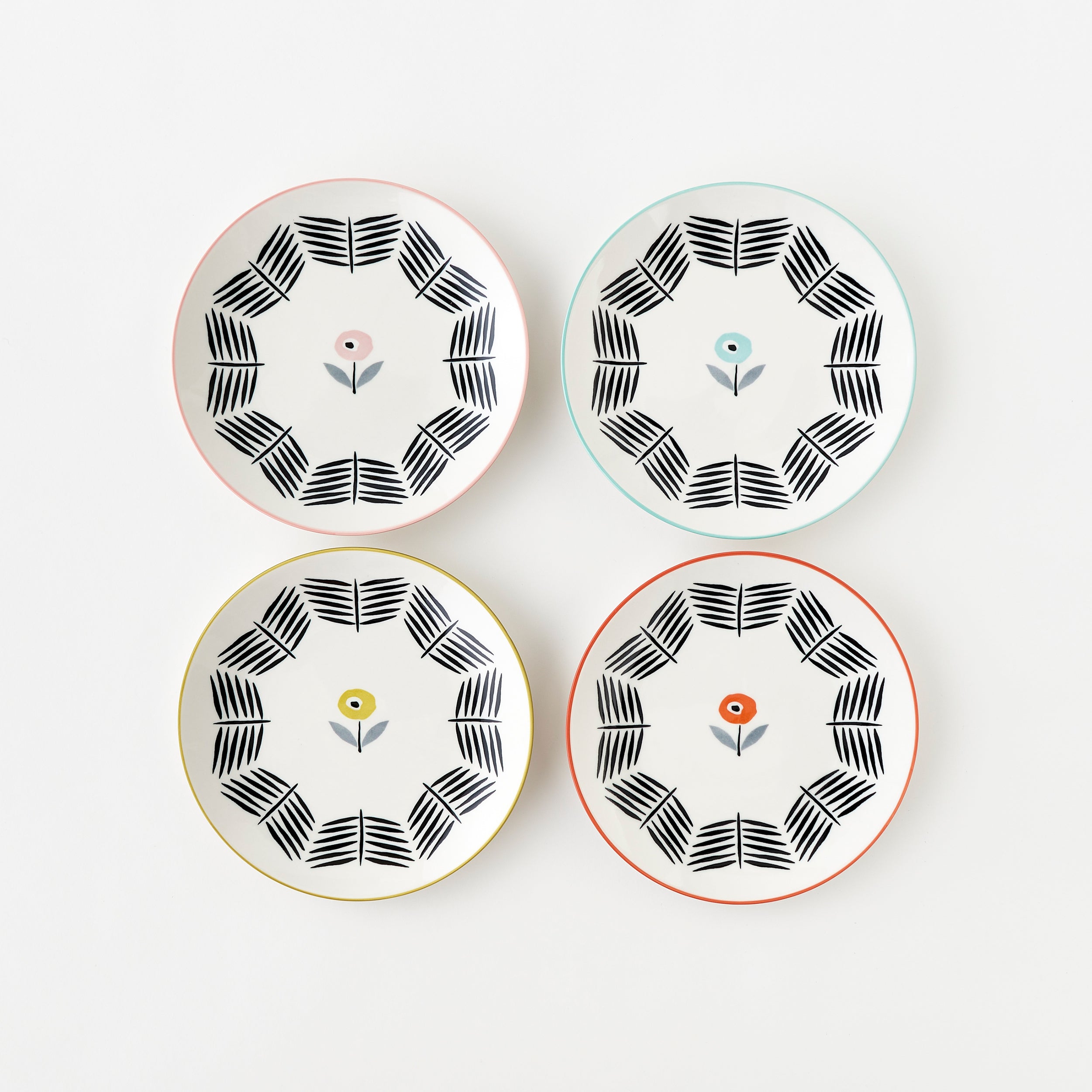 Mod Poppies Ceramic Plates – Misha Zadeh