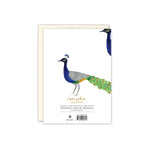 New! Peacock Graduation Card