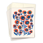 New! Big Poppies / Boxed Blank Note Cards