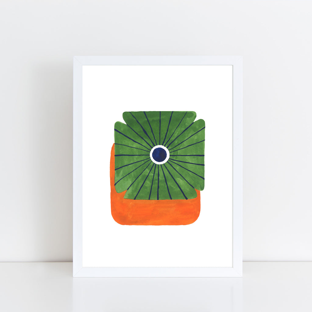 New! 1970s Persimmon / Art Print