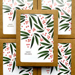 Leaves & Berries / Boxed Holiday Cards