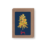 Festive Gold Tree Boxed Holiday Cards