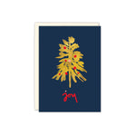 Festive Gold Tree Boxed Holiday Cards
