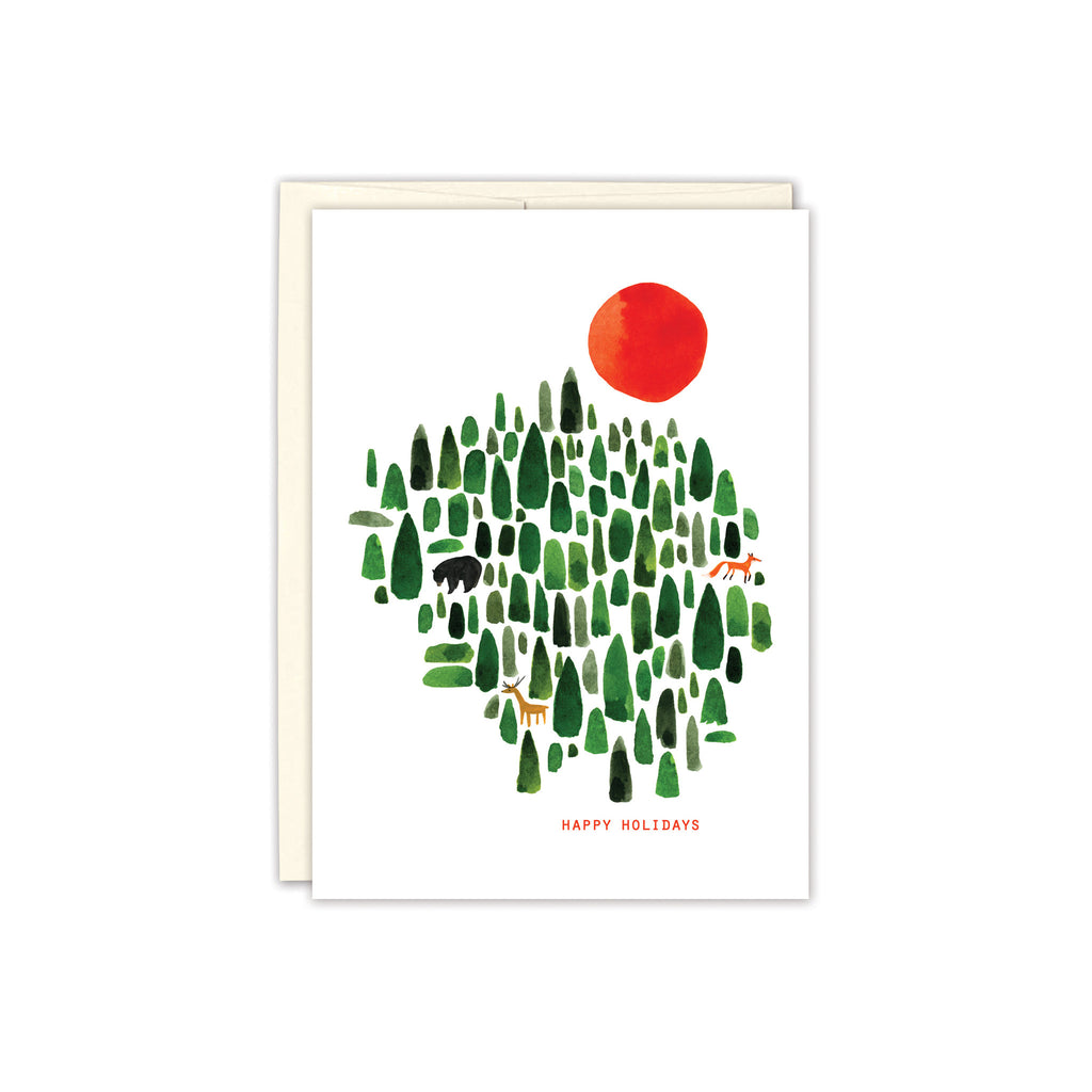 New! Winter Forest Boxed Holiday Cards