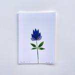 New! Thistle / handmade, cut-paper greeting card