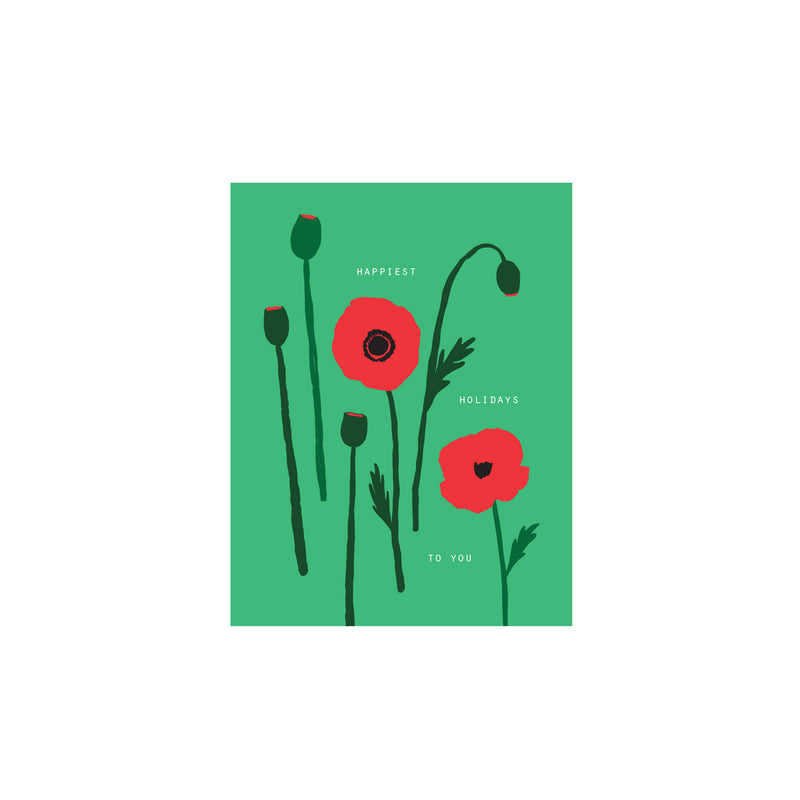 New! Poppy Holiday / Boxed Holiday Cards