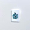 Single, One-of-a-kind, Handmade Mini Pomegranate Card