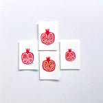 Single, One-of-a-kind, Handmade Mini Pomegranate Card