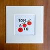 Tomato, Tom-a-to No. 2 / original matted painting