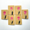 New! Sets of Six Hand-painted and Collaged Mini Cards