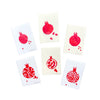 Single, One-of-a-kind, Handmade Mini Pomegranate Card