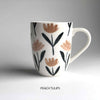 Peach Tulips Mug from the Modern Prints Ceramic Mug Series by Misha Zadeh for 180 Degrees