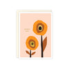 New! Circle Flowers Sympathy Card
