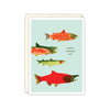 New! Salmon Father's Day Card