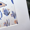Closeup of Misha Zadeh Deer Mouse painting