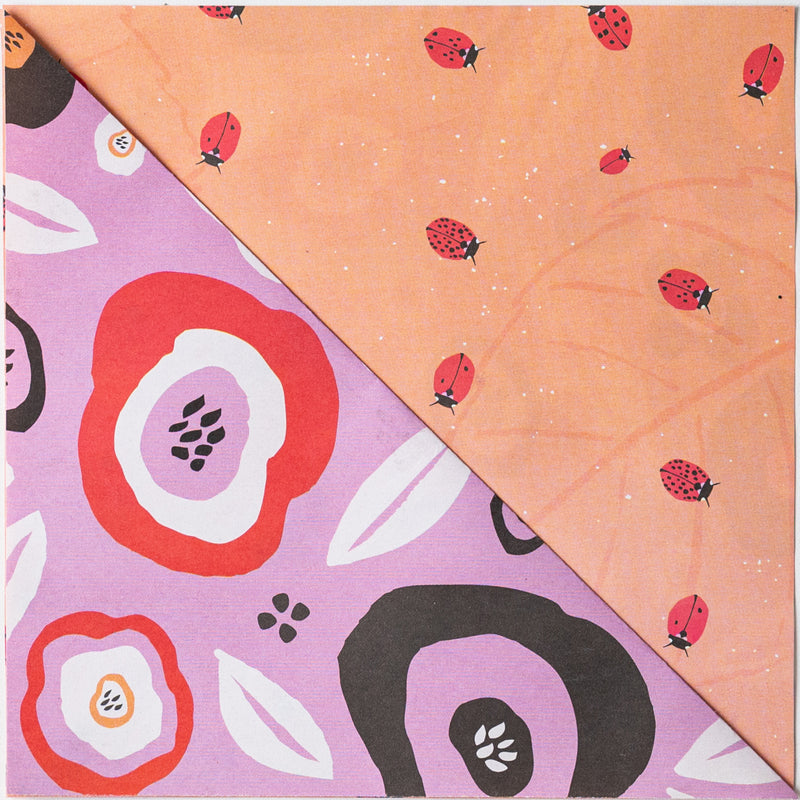 NEW! Seeds & Blooms and Ladybugs /  Everyday Gift Wrap Set