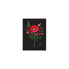 Folk Floral on Black Joy To The World Holiday Cards by Seattle Artist Misha Zadeh