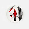 Red Cardinal Ceramic Plate