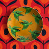 Colorful Patterns 8 Inch Ceramic Plate