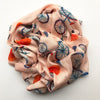 Misha Zadeh Misty Bicycle Scarf in Pink