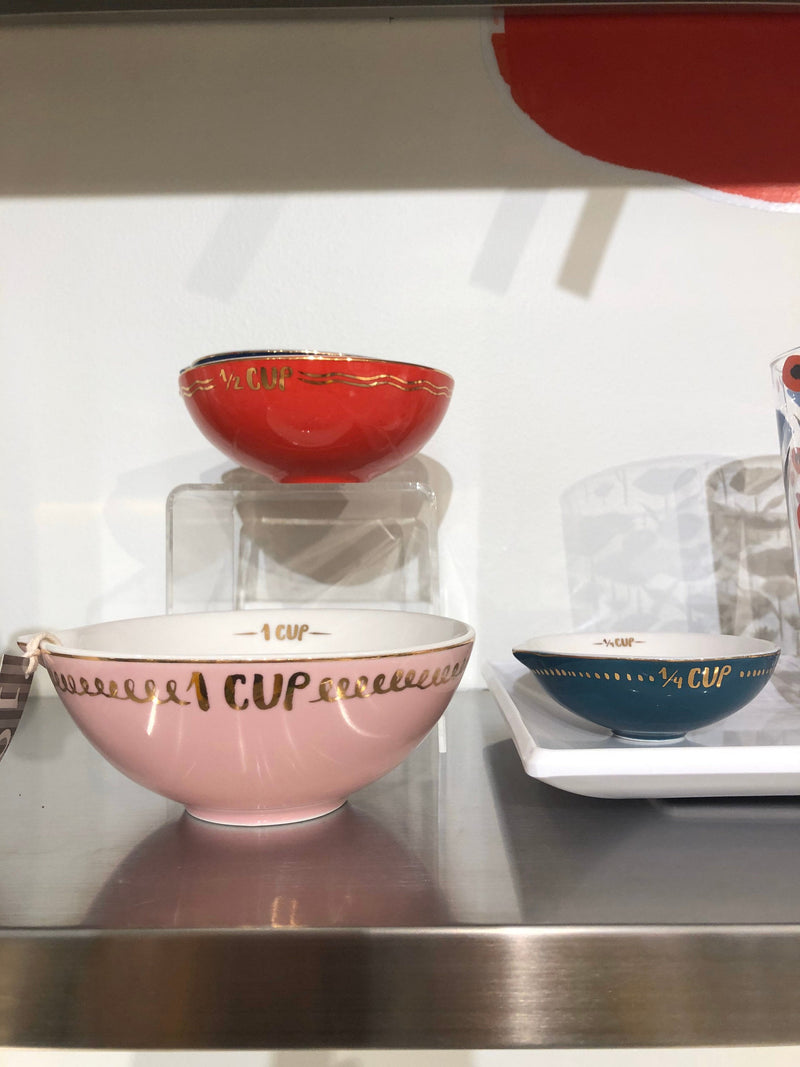 matryoshka stackable set ceramic measuring cups