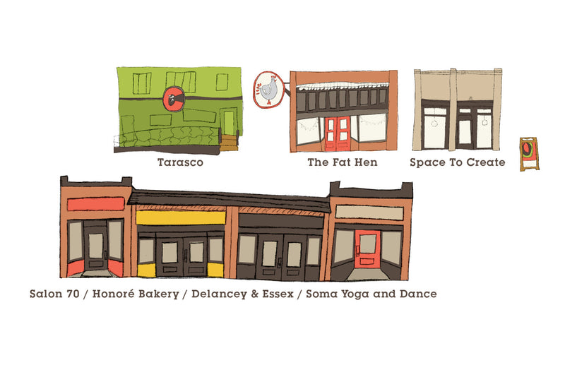 Illustrated Map of Whittier Heights